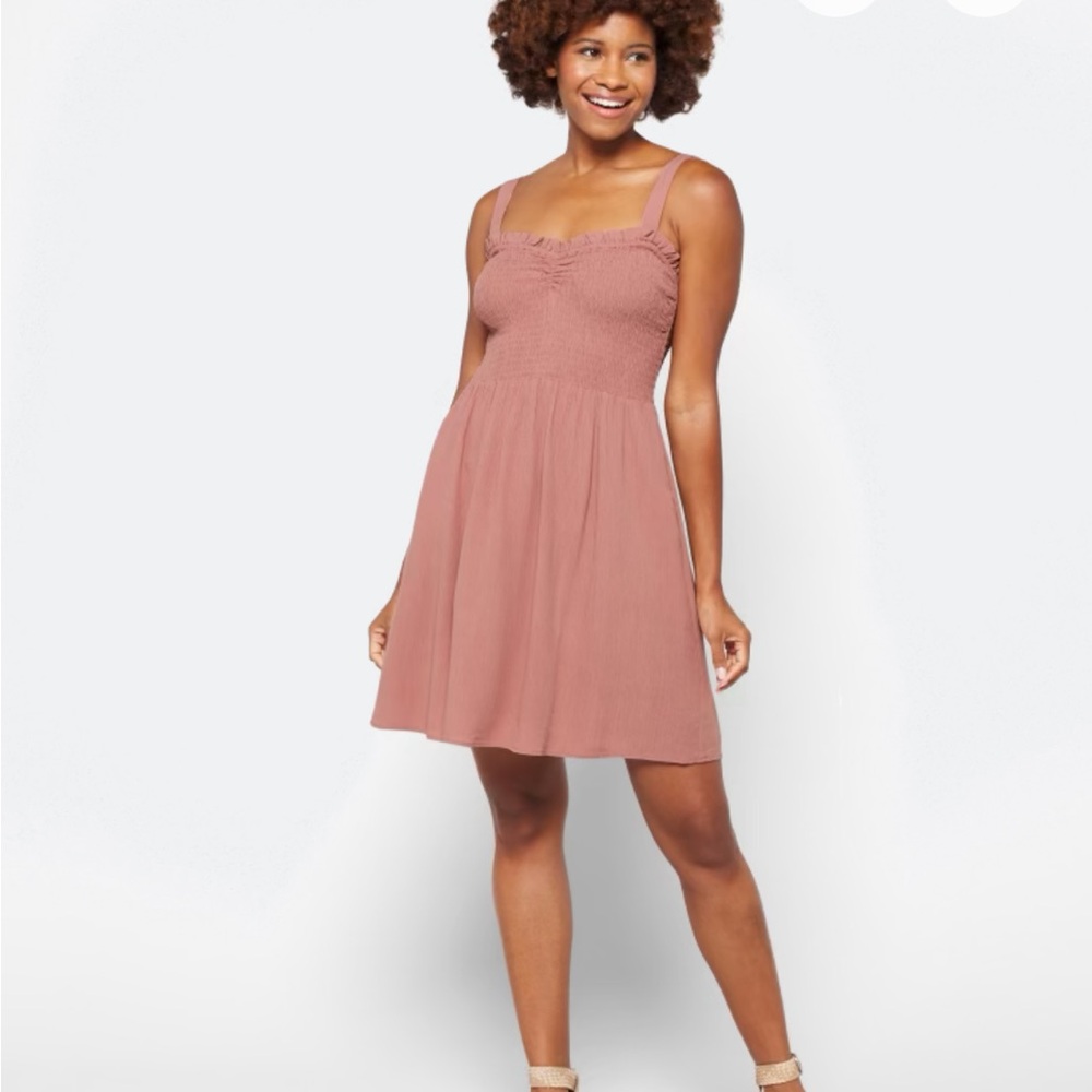 Market & Spruce Dusty Rose Mini Dress